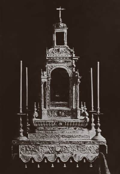 Tabernáculo – Expositor (desaparecido durante la guerra civil)